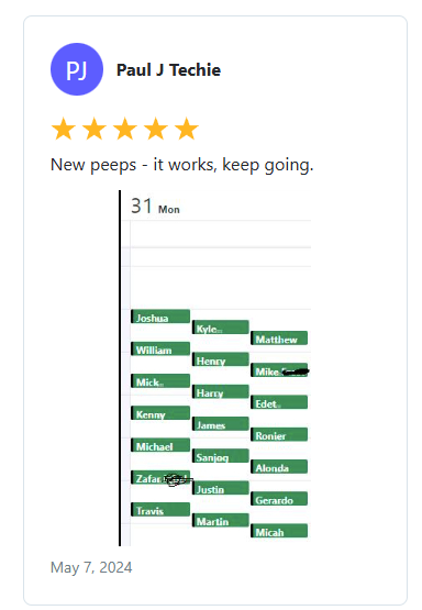 Client review